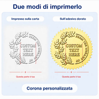 Corona personalizzata