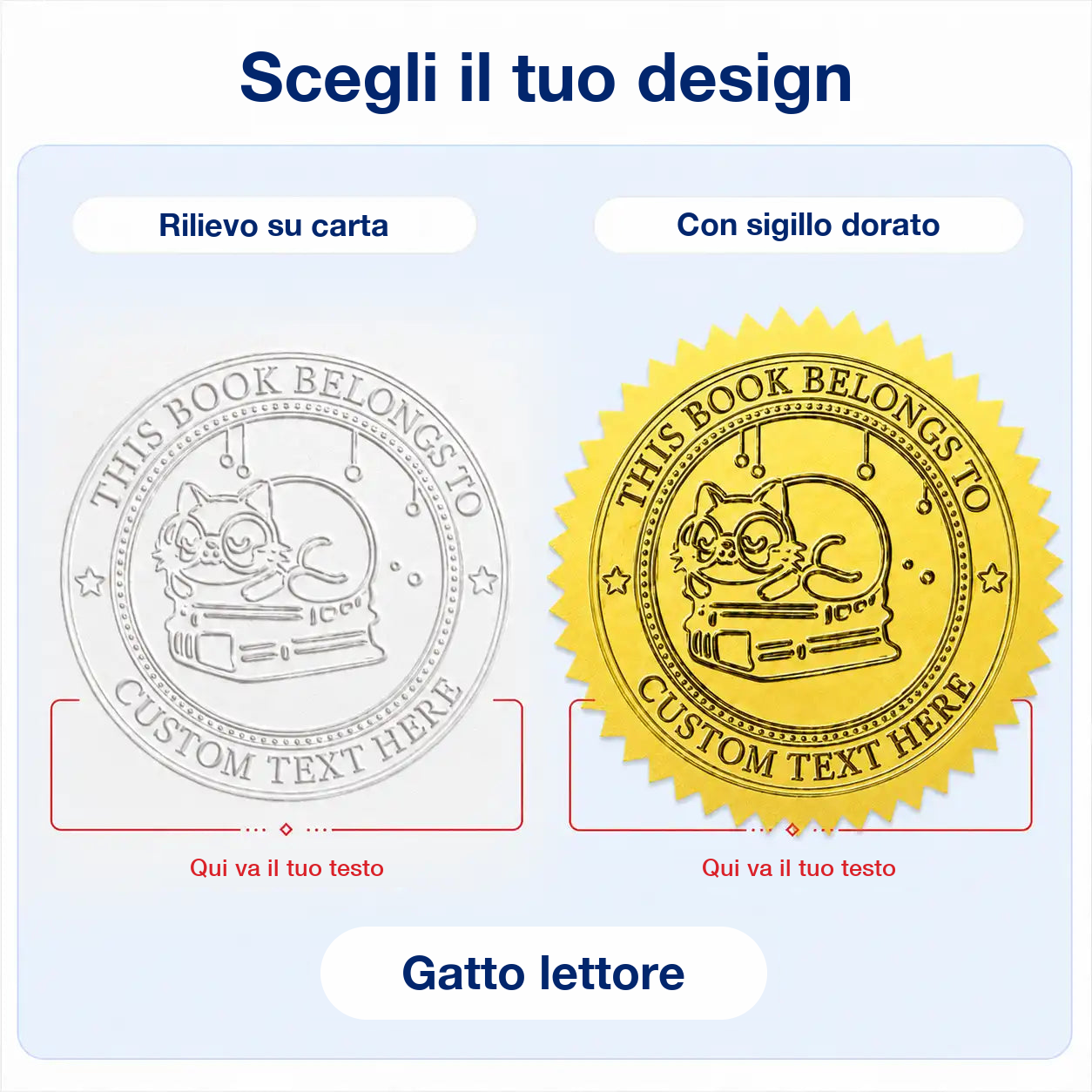 Design Gatto lettore