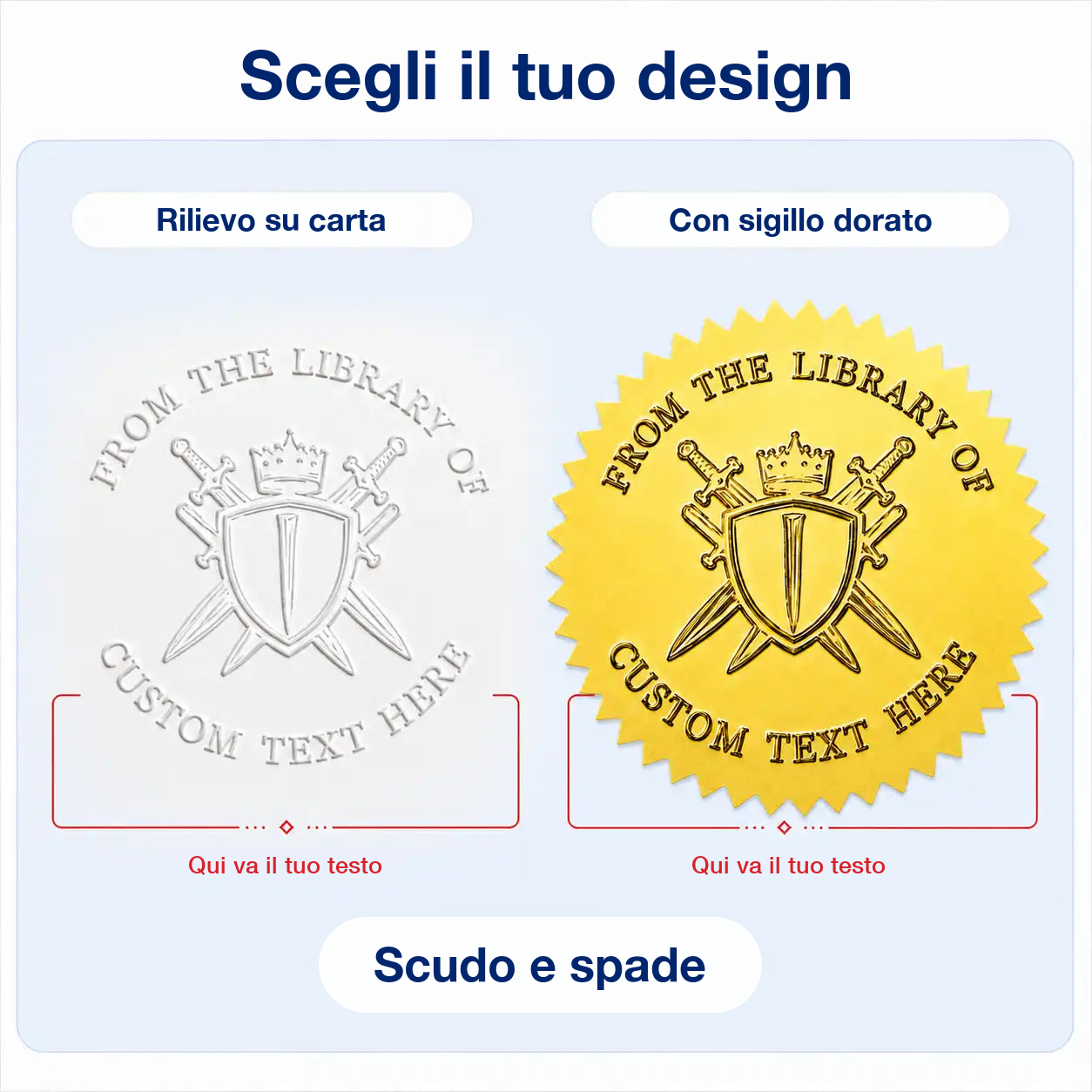 Design Scudo e spade