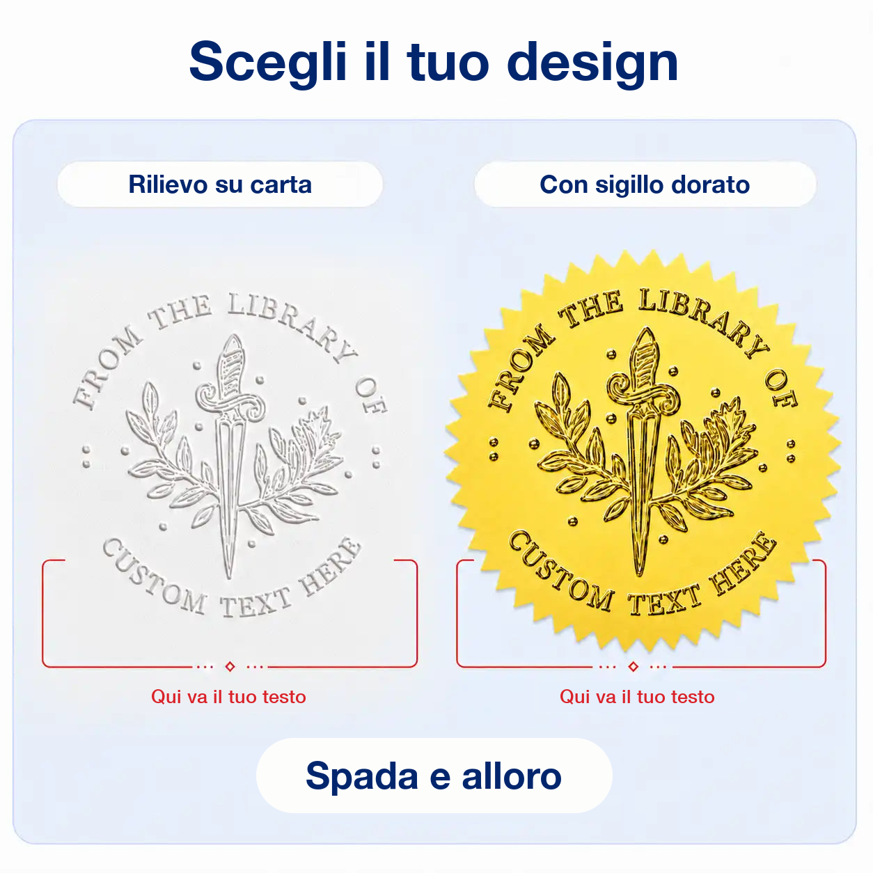 Design Spada e alloro