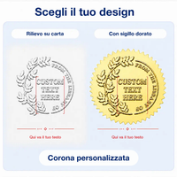 Corona personalizzata